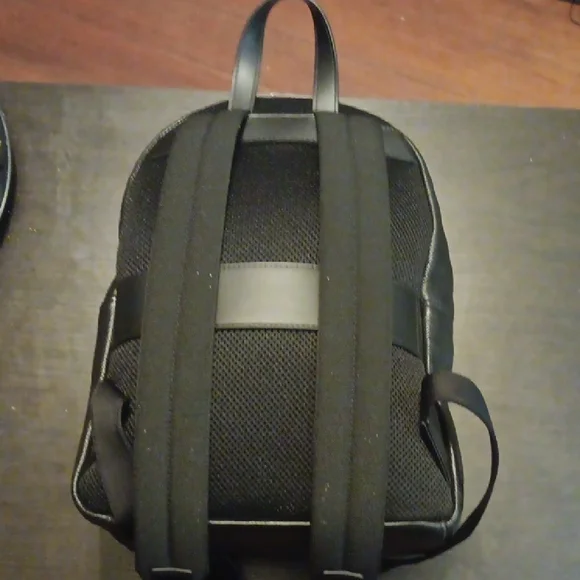 Furla Black Leather Backpack EUC - Picture 3 of 13